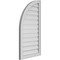 Ekena Millwork Quarter Round Top Left Surface Mount PVC Gable Vent w/ 2"W x 1-1/2"P Brickmould Frame, 20"W x 38"H GVPQL20X3802SF - alternate 3